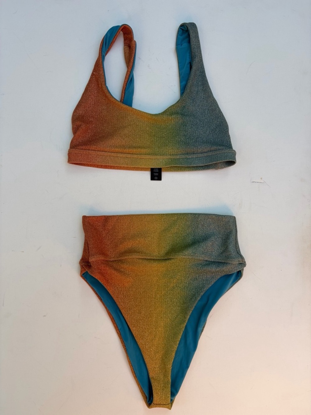 Beach Riot Rainbow Sparkle Bikini